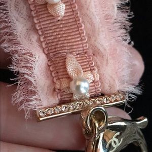 Chanel pink ID holder/lanyard